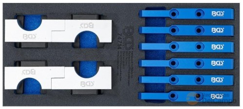 Bandeja para carro 1/3: 8 utiles de alineación del árbol de levas para mercedes-benz m176, m177 Bandeja para carro 1/3: 8 utiles de alineación del árbol de levas para mercedes-benz m176, m177