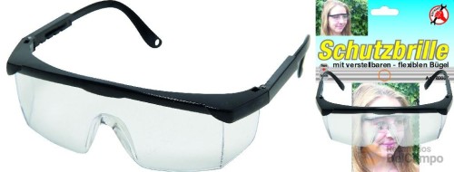 Gafas de protección con patillas autoajustables de policarbonato resistente.(en166/ce) Gafas de protección con patillas autoajustables de policarbonato resistente.(en166/ce)