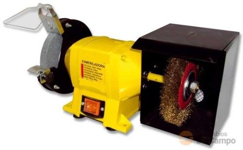Esmeriladora de banco electrica 230 v - 250 w. con muela + cepillo de alambre 150 mm. Esmeriladora de banco electrica 230 v - 250 w. con muela + cepillo de alambre 150 mm.