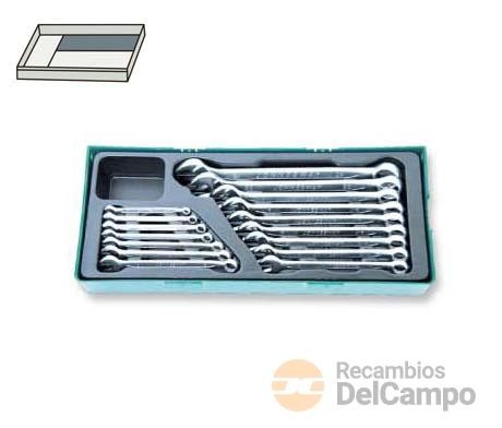 @ bandeja de plastico 1/3 con 16 llaves combinadas (6-24mm) @ bandeja de plastico 1/3 con 16 llaves combinadas (6-24mm)