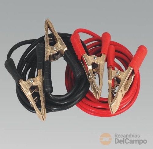 Juego 2 cables arranque con pinza de cobre 650a - 25mm2 - 5m., sealey Juego 2 cables arranque con pinza de cobre 650a - 25mm2 - 5m., sealey