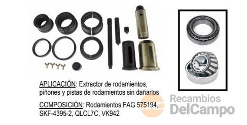 Estuche 17 utiles extracción de rodamientos, piñones y pistas de rodamientos de caja de cambios zf 165 Estuche 17 utiles extracción de rodamientos, piñones y pistas de rodamientos de caja de cambios zf 165