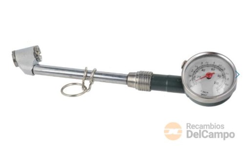 Manometro analogico de medición de presión de ruedas con alargador, abs - 0,5 - 7,5 kg./cm2(bar) - 10 - 150 psi Manometro analogico de medición de presión de ruedas con alargador, abs - 0,5 - 7,5 kg./cm2(bar) - 10 - 150 psi