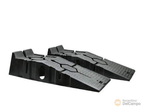 Juego de 2 rampas de plástico para elevación de vehículos, 700 x 200 x 80 mm. - carga máxima 2.500 kgs - ancho máx. neumático 195 mm. Juego de 2 rampas de plástico para elevación de vehículos, 700 x 200 x 80 mm. - carga máxima 2.500 kgs - ancho máx. neumático 195 mm.
