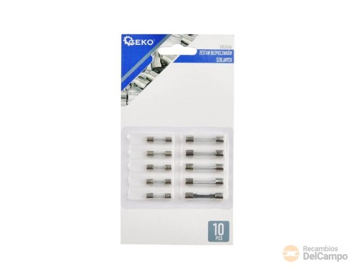 Blister de 10 fusibles de cristal universales (5 - 25 a.) Blister de 10 fusibles de cristal universales (5 - 25 a.)