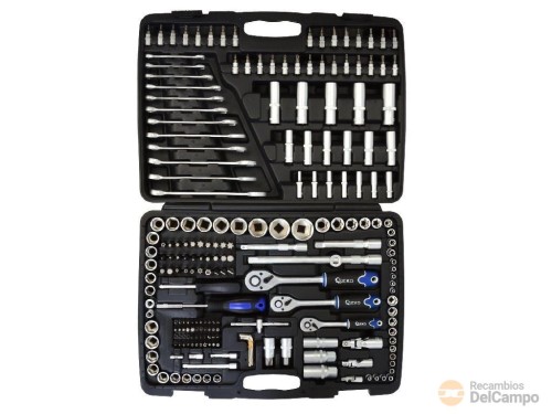 @ estuche 216 pcs, 1/4" + 3/8" + 1/2", vasos cortos y largos hex. + llaves combinadas + vasos con punta 1/4" + puntas 1/4" y 5/16" variadas @ estuche 216 pcs, 1/4" + 3/8" + 1/2", vasos cortos y largos hex. + llaves combinadas + vasos con punta 1/4" + puntas 1/4" y 5/16" variadas
