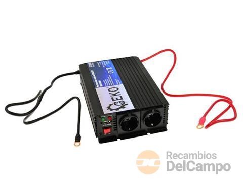 Convertidor/inversor de corriente 2 tomas 12v/230v - 800/1600w Convertidor/inversor de corriente 2 tomas 12v/230v - 800/1600w