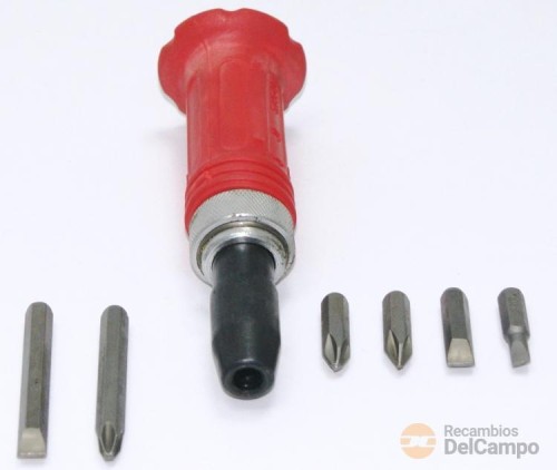 @ estuche destorgolpe con empuñadura de plástico + 4 puntas 5/16" planas y phillips cortas + 2 puntas 5/16" plana y phillips largas @ estuche destorgolpe con empuñadura de plástico + 4 puntas 5/16" planas y phillips cortas + 2 puntas 5/16" plana y phillips largas