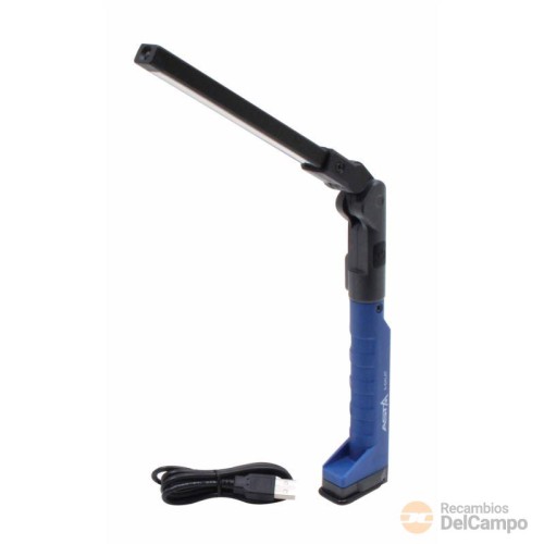 Mini lampara de trabajo led cob recargable por usb-c, 200 lumens - iman - articulada - clip para colgar Mini lampara de trabajo led cob recargable por usb-c, 200 lumens - iman - articulada - clip para colgar