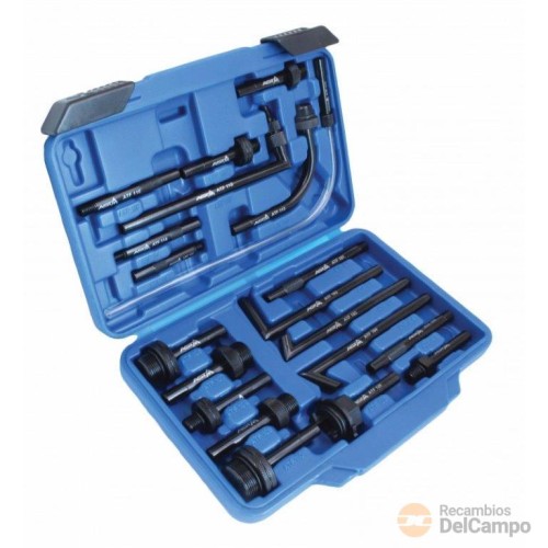 Estuche 20 conectores/adaptadores para maquina suministradora de aceite de transmisiones automáticas Estuche 20 conectores/adaptadores para maquina suministradora de aceite de transmisiones automáticas