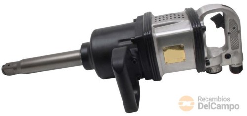 Llave de impacto 1" neumática de eje largo, 3.200 nm. con pulsador de gatillo interno Llave de impacto 1" neumática de eje largo, 3.200 nm. con pulsador de gatillo interno