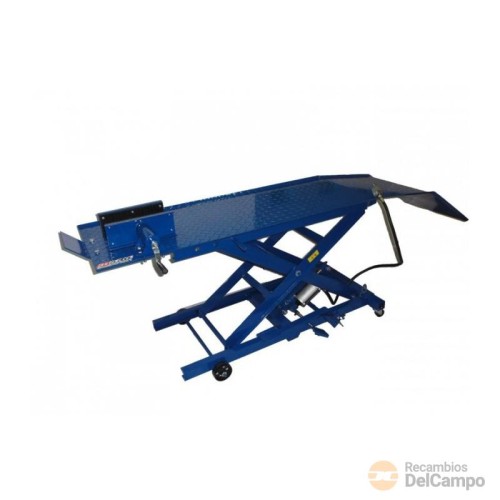 Elevador hidraulico para motocicletas de tijera con plataforma, 360 kgs - 2300 x 1800 x 550 mm. Elevador hidraulico para motocicletas de tijera con plataforma, 360 kgs - 2300 x 1800 x 550 mm.