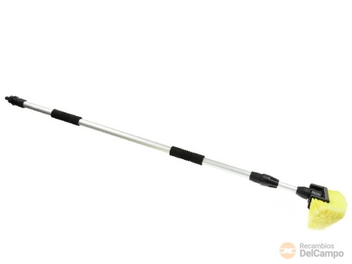 Cepillo telescópico para lavado de vehículos, 1.3-2.2 m, cerdas suaves - ø 22/26 mm - cabeza 250 mm. Cepillo telescópico para lavado de vehículos, 1.3-2.2 m, cerdas suaves - ø 22/26 mm - cabeza 250 mm.