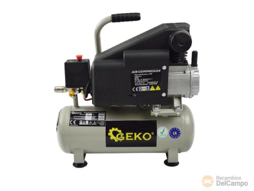 Compresor de aire lubricado con aceite, monofasico 230 v. - 50 hz. - 8 bar - 118 l / min, deposito 8 l. - portatil con asa de transporte Compresor de aire lubricado con aceite, monofasico 230 v. - 50 hz. - 8 bar - 118 l / min, deposito 8 l. - portatil con asa de transporte
