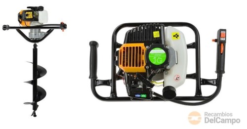 Perforadora de suelo de combustión de gasolina por motor de 2 tiempos, taladro de 498 mm. Perforadora de suelo de combustión de gasolina por motor de 2 tiempos, taladro de 498 mm.