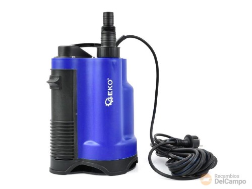 Bomba sumergible de extracción de aguas sucias - residuales de plástico con interruptor de flotador interno Bomba sumergible de extracción de aguas sucias - residuales de plástico con interruptor de flotador interno