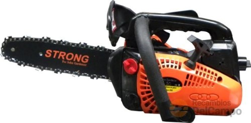 Motosierra compacta de combustion de gasolina por motor de 2 tiempos, hoja 250 mm. **sistema alemán Motosierra compacta de combustion de gasolina por motor de 2 tiempos, hoja 250 mm. **sistema alemán