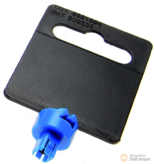 Colgador de plastico cuadradillo para vasos 1/4" Colgador de plastico cuadradillo para vasos 1/4"