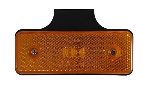 Piloto led de posición lateral ámbar 12v/24v con catadioptrico homologado Piloto led de posición lateral ámbar 12v/24v con catadioptrico homologado