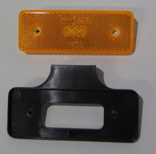 Piloto led de posición lateral ámbar 12v/24v con catadioptrico homologado Piloto led de posición lateral ámbar 12v/24v con catadioptrico homologado