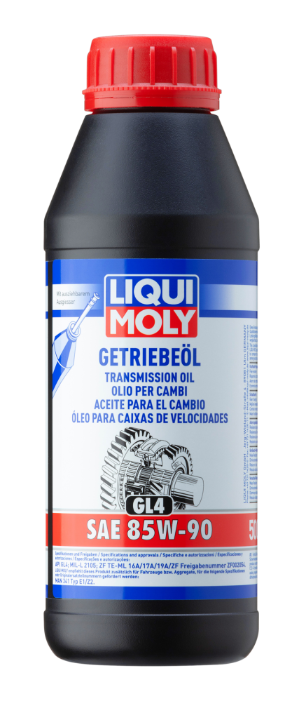 Aceite para el cambio (GL4) SAE 85W-90 (500 ML) Liqui Moly Aceite para el cambio (GL4) SAE 85W-90 (500 ML) Liqui Moly
