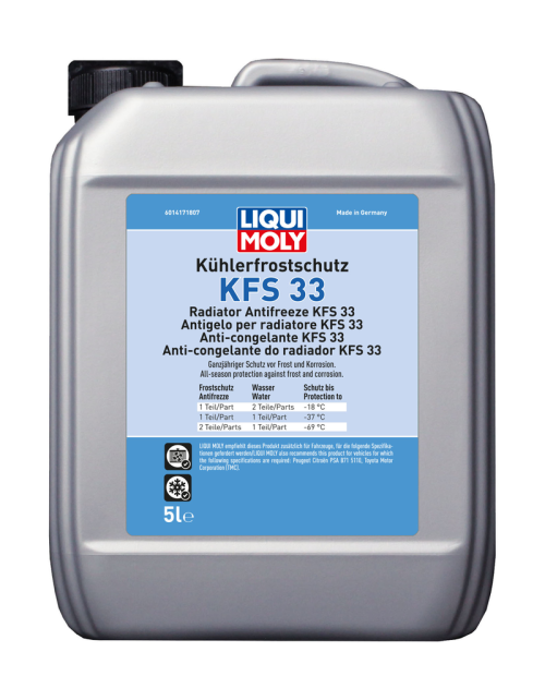 Anti-congelante KFS 33 (5 L) Liqui Moly Anti-congelante KFS 33 (5 L) Liqui Moly