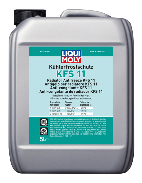 Anti-congelante KFS 11 (5 L) Liqui Moly Anti-congelante KFS 11 (5 L) Liqui Moly