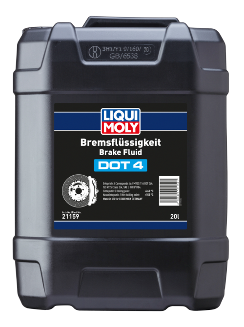 Liquido para frenos DOT 4 (20 L) Liqui Moly Liquido para frenos DOT 4 (20 L) Liqui Moly