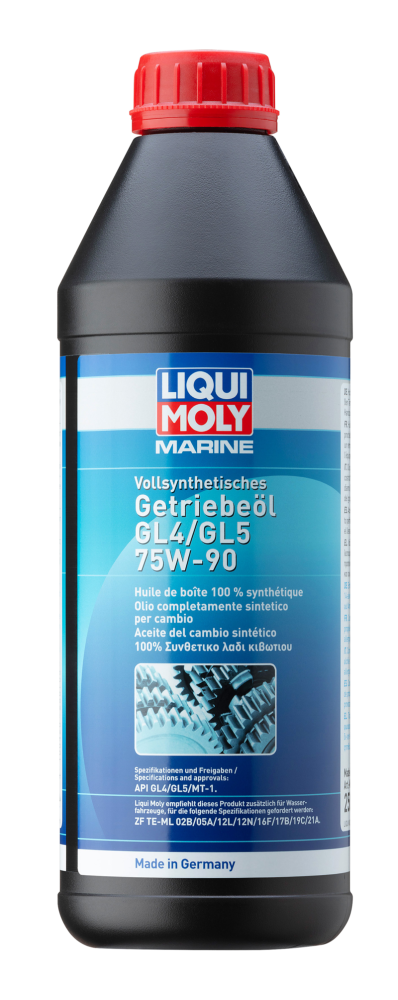 Marine Aceite del cambio sintético GL4/GL5 75W-90 (1 L) Liqui Moly Marine Aceite del cambio sintético GL4/GL5 75W-90 (1 L) Liqui Moly