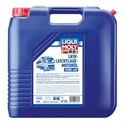 Truck Low-friction Motor Oil 10W-40 (20 L) Liqui Moly Truck Low-friction Motor Oil 10W-40 (20 L) Liqui Moly