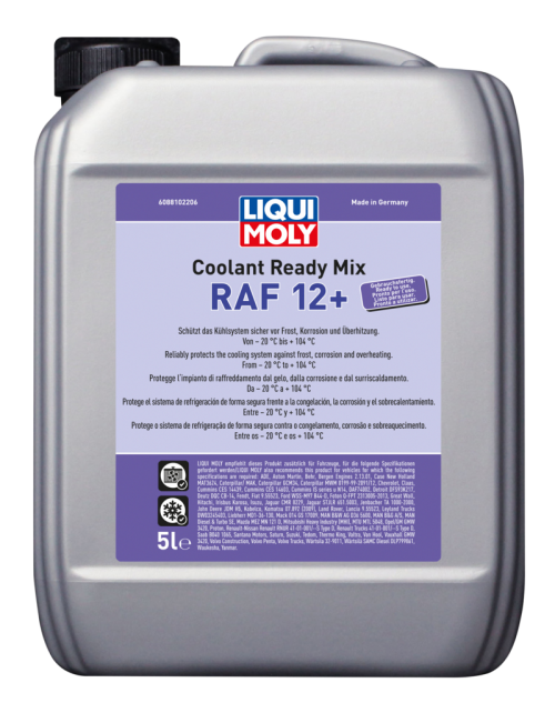 Coolant Ready Mix RAF 12+ (5 L) Liqui Moly Coolant Ready Mix RAF 12+ (5 L) Liqui Moly