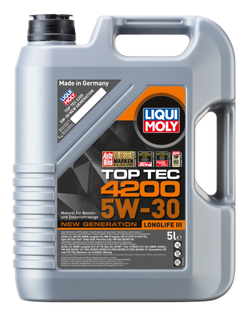 Top Tec 4200 5W-30 New Generation (5 L) Liqui Moly Top Tec 4200 5W-30 New Generation (5 L) Liqui Moly