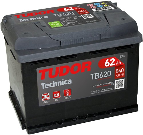 Batería 62AH 540A TUDOR Batería 62AH 540A TUDOR